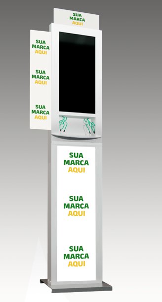 SC Compacta S - totem carregador de celular compacto para empresas