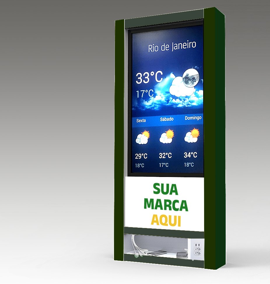 SC 23W - totem carregador de celular com tela
